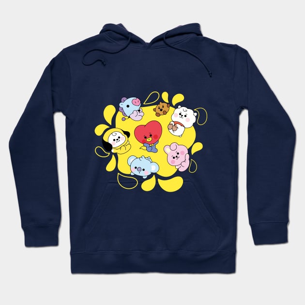 Adorable characters Hoodie by TASCHE